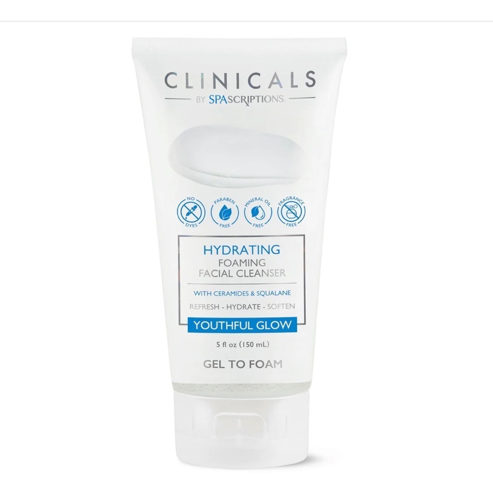 Spascriptions Clinicals Hydrating Foaming Facial Cleanser Gel 2 Foam X2 5 oz